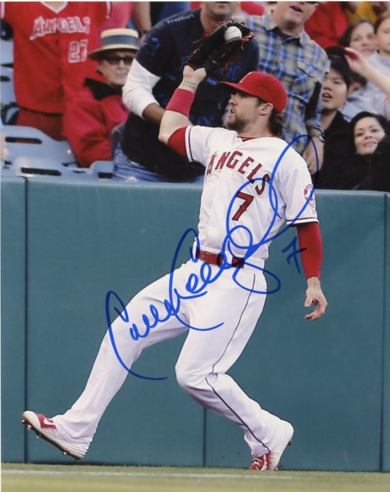 COLLIN COWGILL LOS ANGELES ANGELS SIGNED AUTOGRAPHED 8X10 PHOTO W/COA