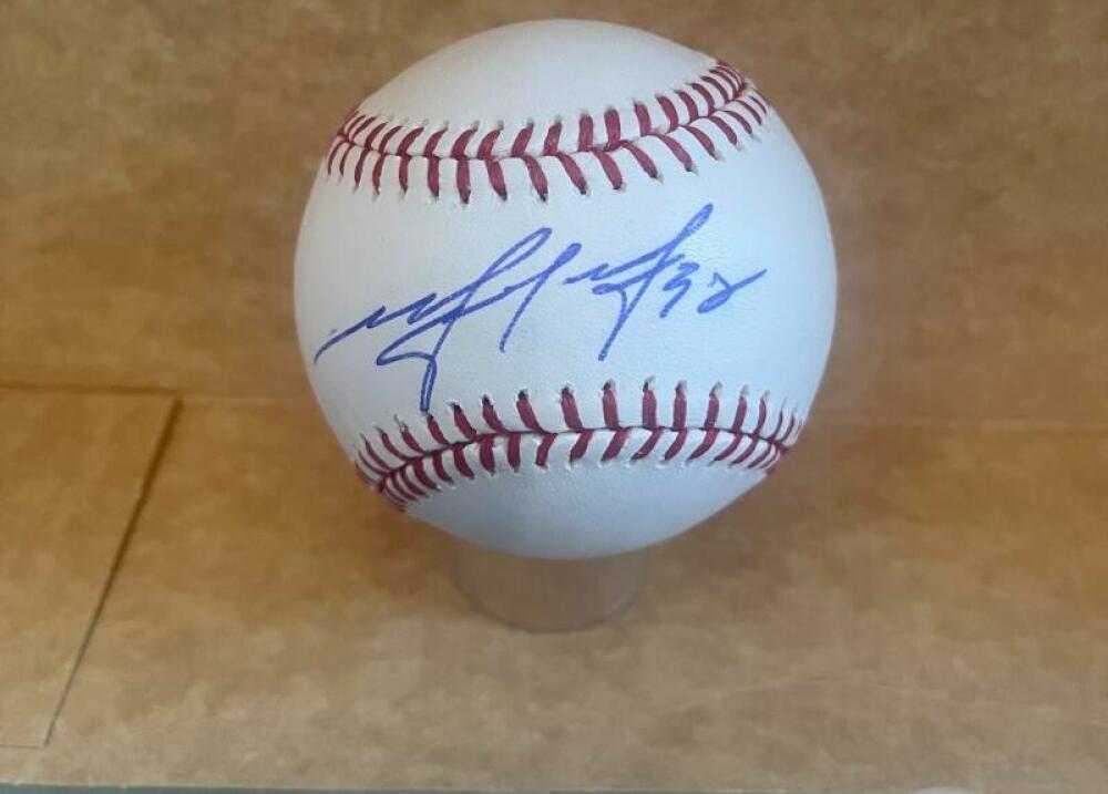MICHAEL MORSE MARINERS/NATIONALS  SIGNED AUTO M.L. BASEBALL BECKETT AUTHENTICATE