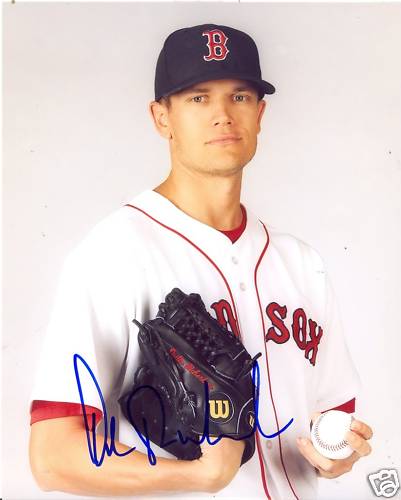 DUSTIN RICHARDSON BOSTON RED SOX SIGNED 8X10 PHOTO COA