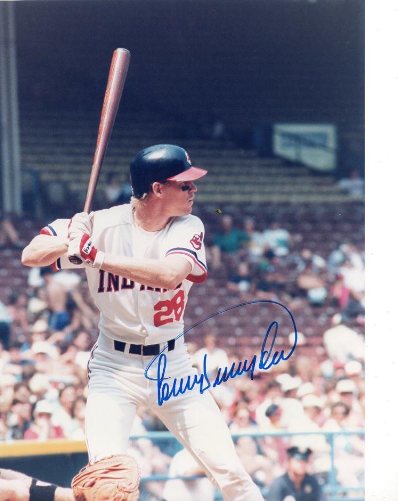 CORY SNYDER CLEVELAND INDIANS SIGNED AUTOGRAPHED 8x10 PHOTO W/COA