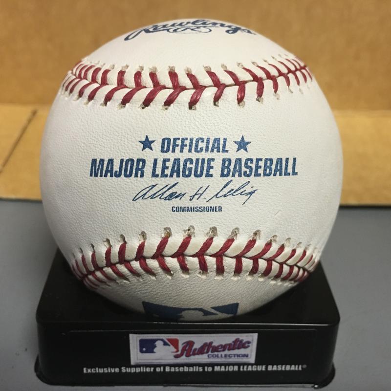 JOSH WILLINGHAM TWINS/A'S M.L. SIGNED BASEBALL W/COA