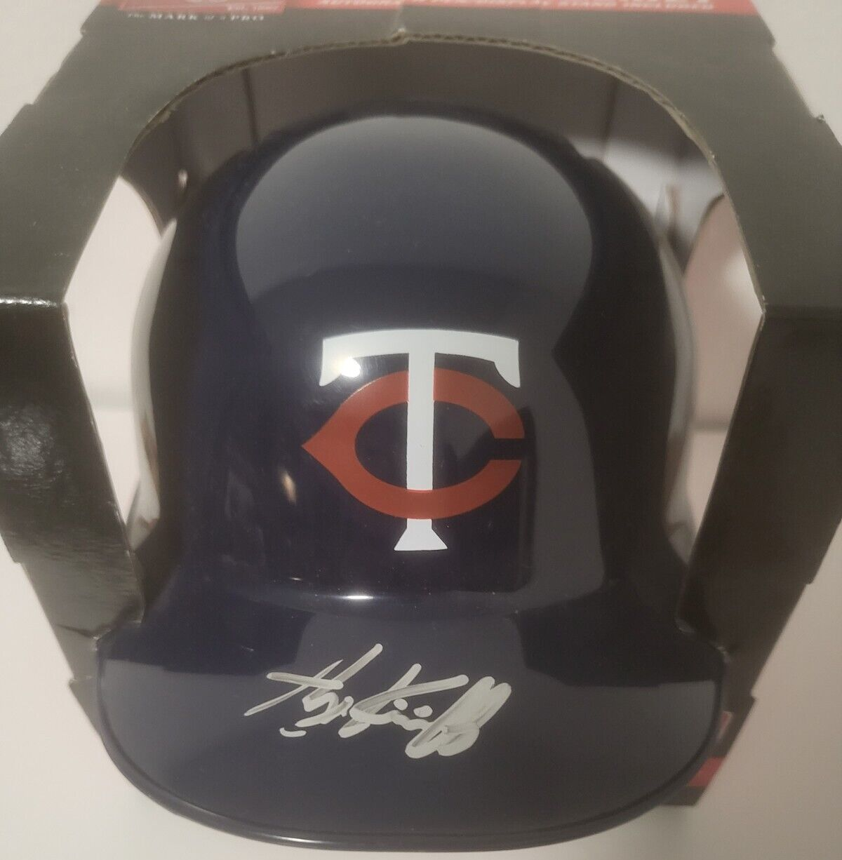 ALEX KIRILLOFF MINNESOTA TWINS SIGNED AUTOGRAPHED RAWLINGS MINI HELMET BECKETT