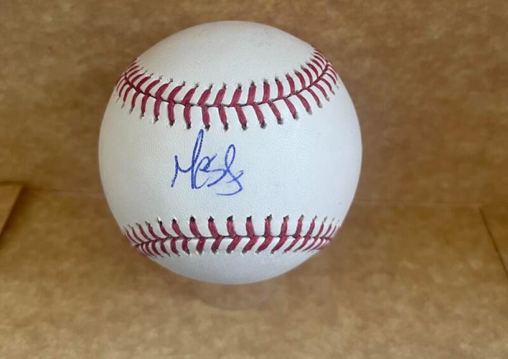 VICTOR VICTOR MESA MIAMI MARLINS SIGNED AUTO M.L. BASEBALL BECKETT R42101