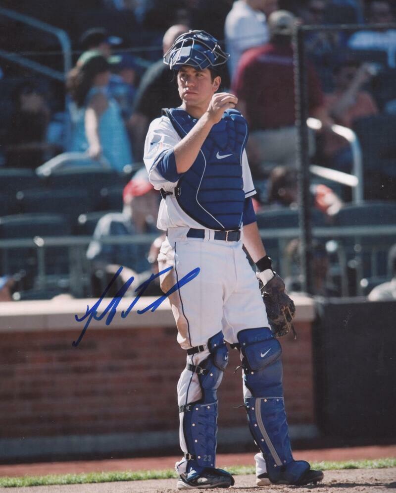 JOSH THOLE NEW YORK METS SIGNED AUTOGRAPHED 8X10 PHOTO W/ COA
