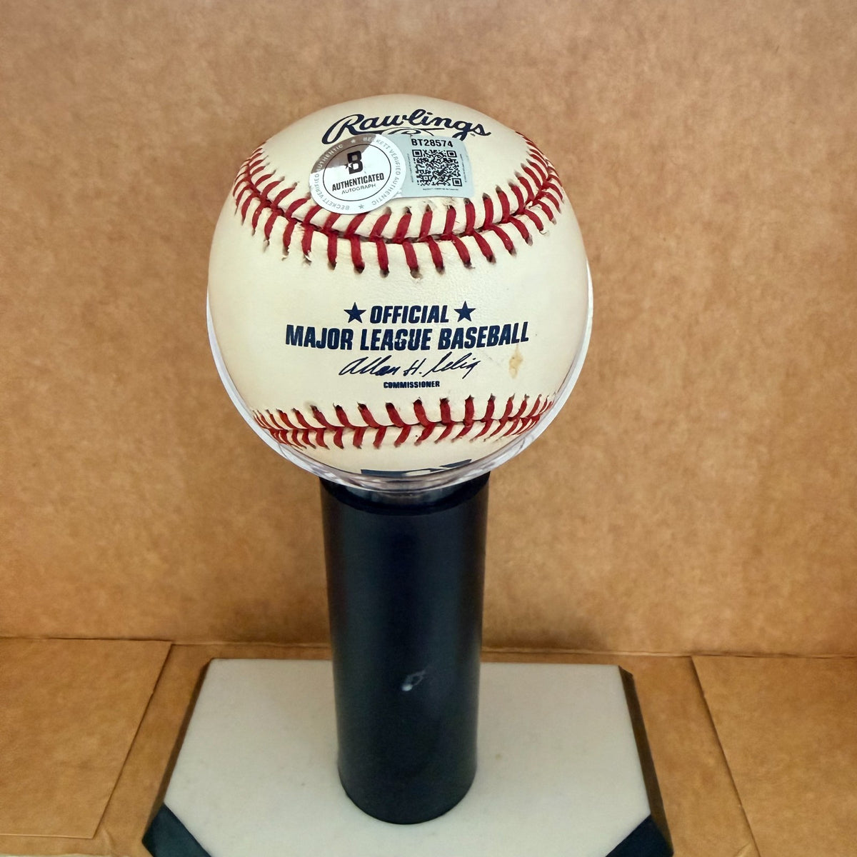 RICHIE SEXTON ANGELS/MARINERS SIGNED AUTOGRAPHED M.L. BASEBALL BECKETT AUTH