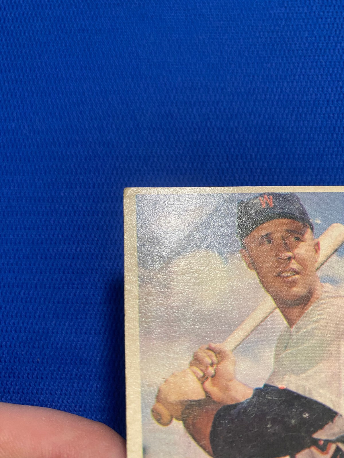 1957 TOPPS JERRY SNYDER WASHINGTON SENATORS #22 CARD VINTAGE SET-BREAK