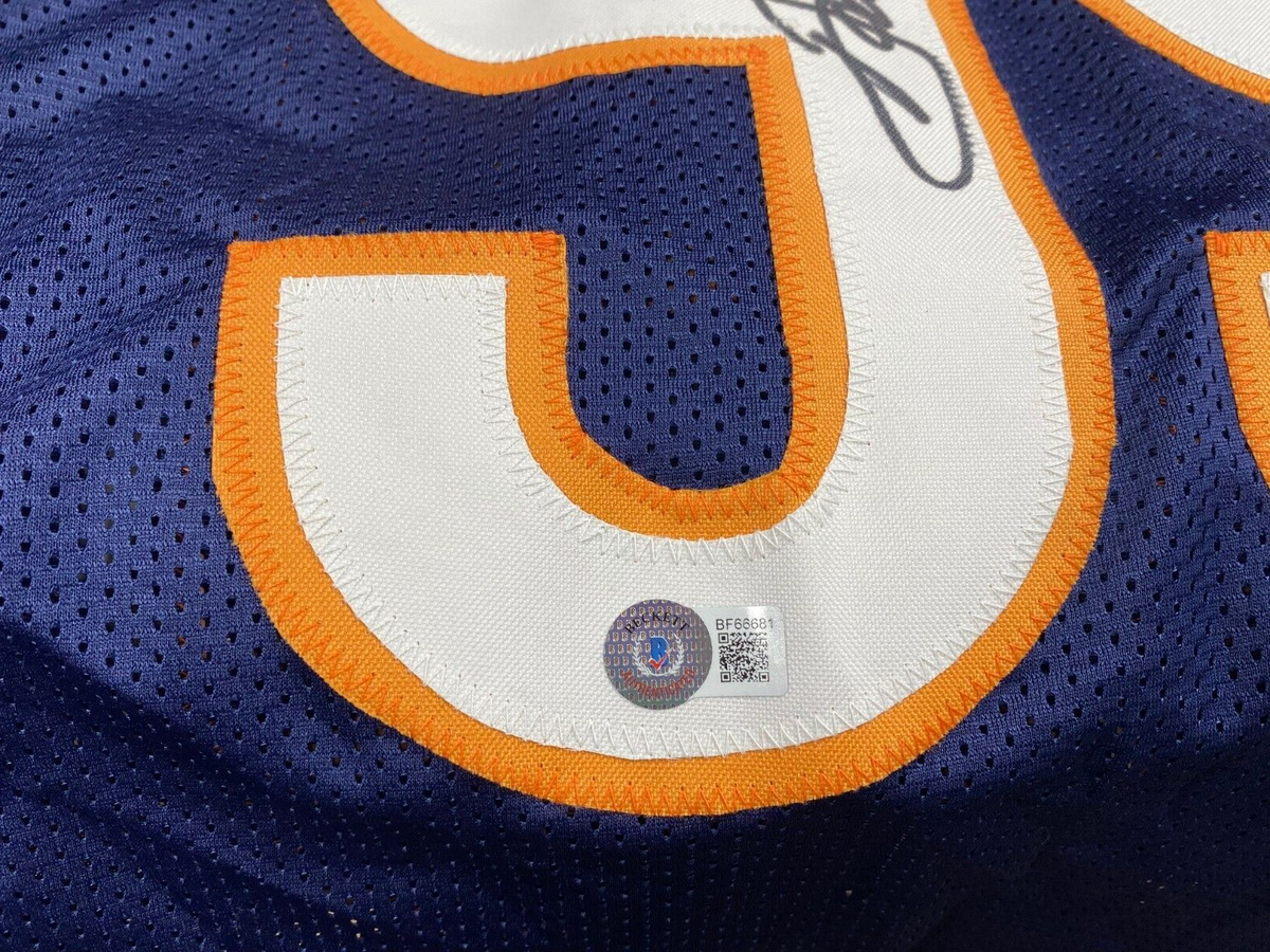 DAN HAMPTON CHICAGO BEARS #99 HOF 2002 SIGNED AUTOGRAPHED CUSTOM JERSEY BECKETT