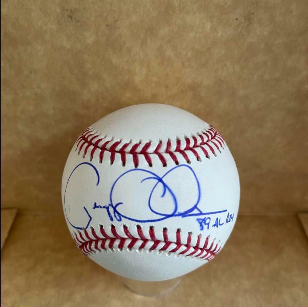 GREGG OLSON 89 A.L. ROY ORIOLES SIGNED AUTOGRAPHED M.L. BASEBALL BAS  Z51459
