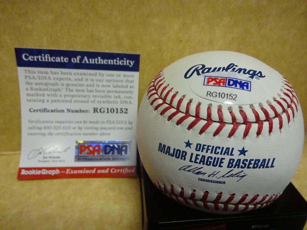 BRADEN SHIPLEY ARIZONA DIAMONDBACKS SIGNED M.L. BASEBALL PSA RG10152