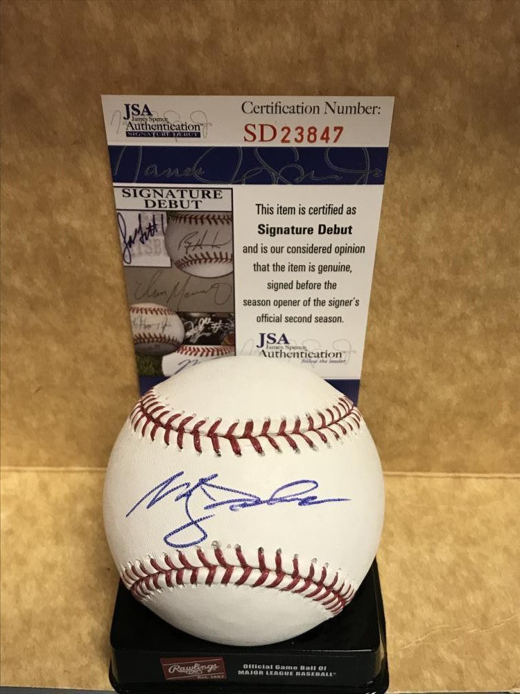 NICKY DELMONICO WHITE SOX   SIGNATURE DEBUT  SIGNED M.L. BASEBALL JSA  SD23847