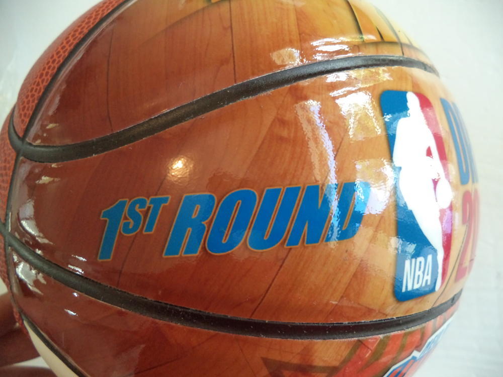 KEVIN  KNOX NEW YORK KNICKS SIGNED NBA DRAFT NIGHT BASKETBALL RC JSA WPP071687