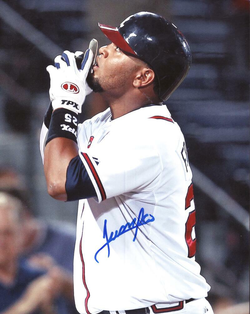 JUAN FRANCISCO  ATLANTA BRAVES SIGNED AUTOGRAPHED 8X10 PHOTO W/ COA