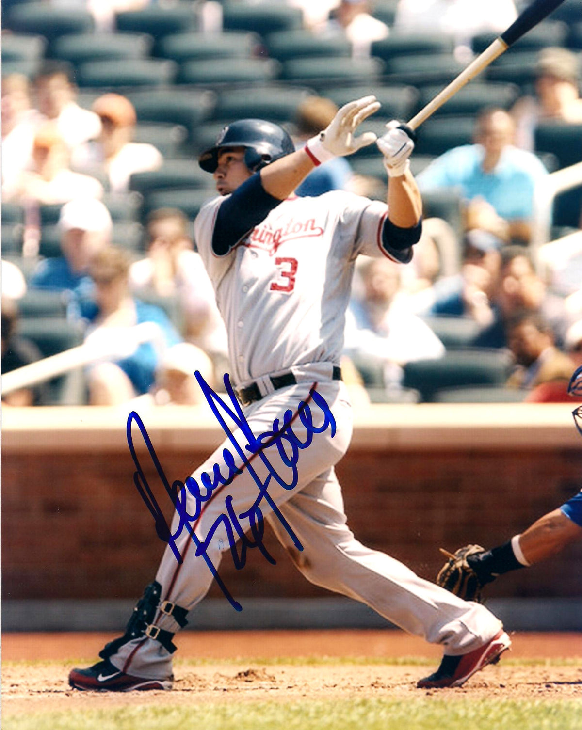 JESUS FLORES WASHINGTON NATIONALS AUTOGRAPHED SIGNED 8X10 PHOTO W/COA