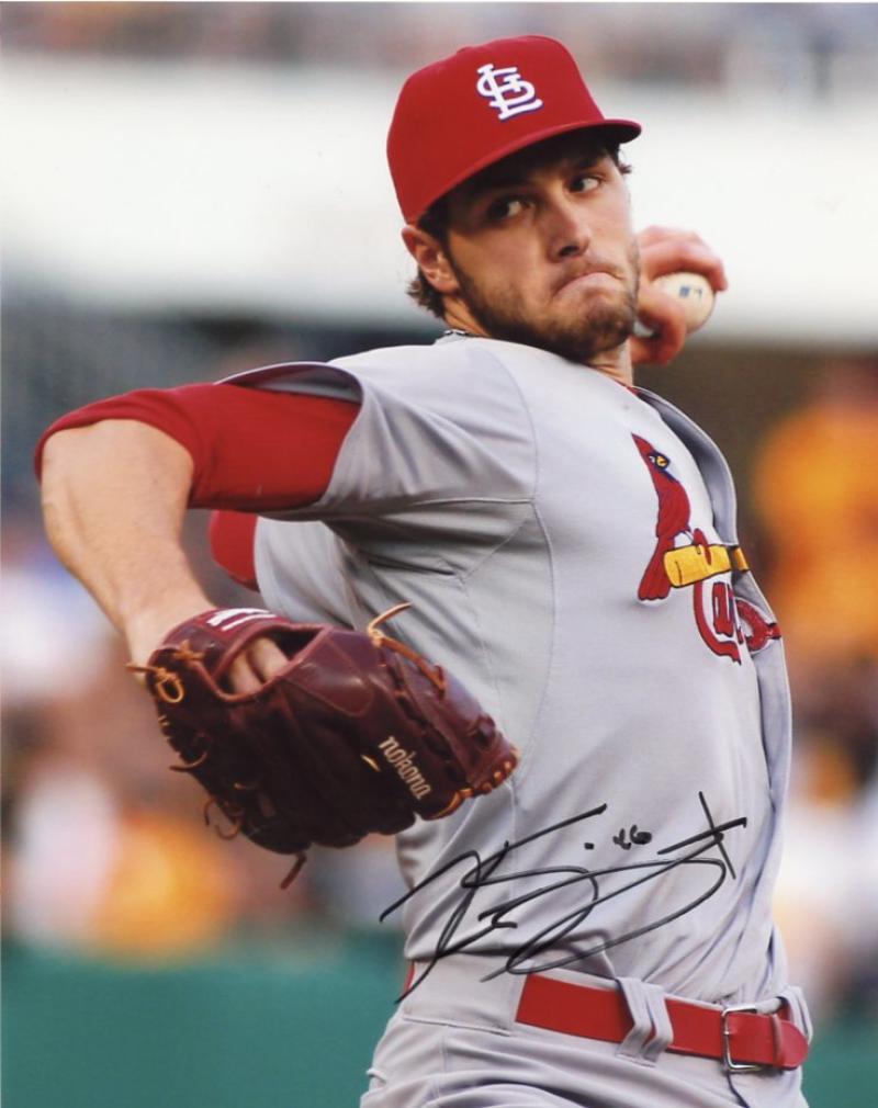 KEVIN SIEGRIST ST. LOUIS CARDINALS SIGNED AUTOGRAPHED 8X10 PHOTO W/COA