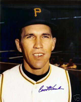 COOT VEAL   PITTSBURGH PIRATES   SIGNED 8X10 PHOTO