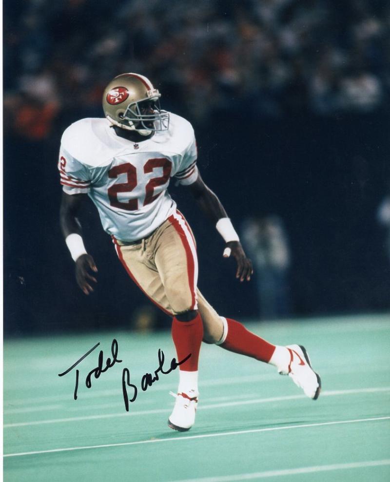TODD BOWLES SAN FRANCISCO 49ERS SIGNED AUTOGRAPHED 8X10 PHOTO W/COA