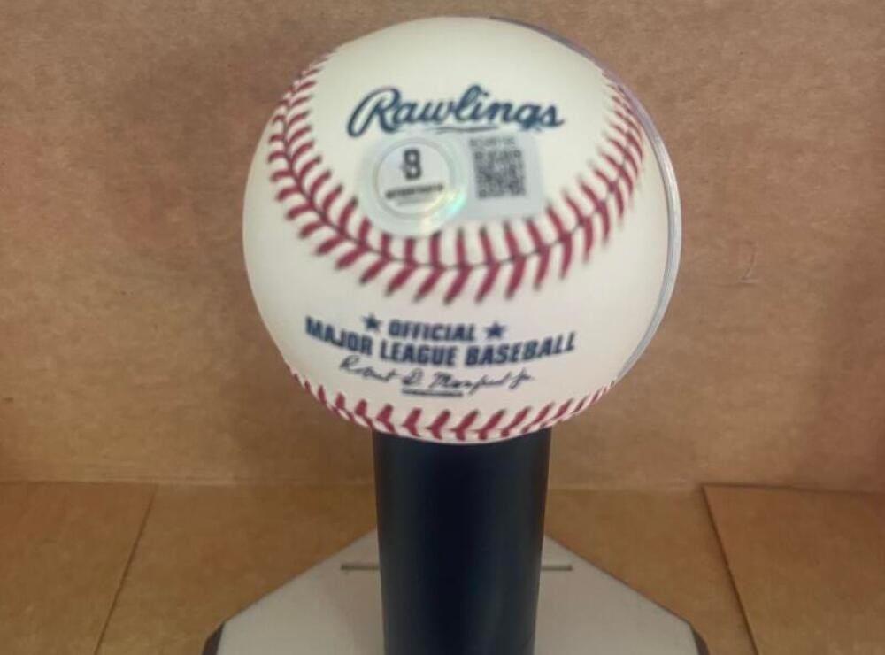 CARLOS ESTEVEZ ANGELS ANGELS/PHILLIES ALL-STAR SIGNED AUTOGRAPHED M.L. BASEBALL 