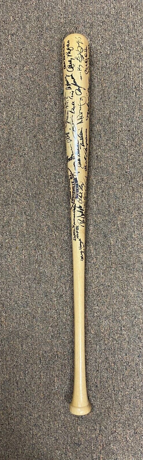 MLB LEGENDS SIGNED JOE DIMAGGIO CHILDRENS HOSPITAL BAT W/COA BROOKS ROBINSON + A