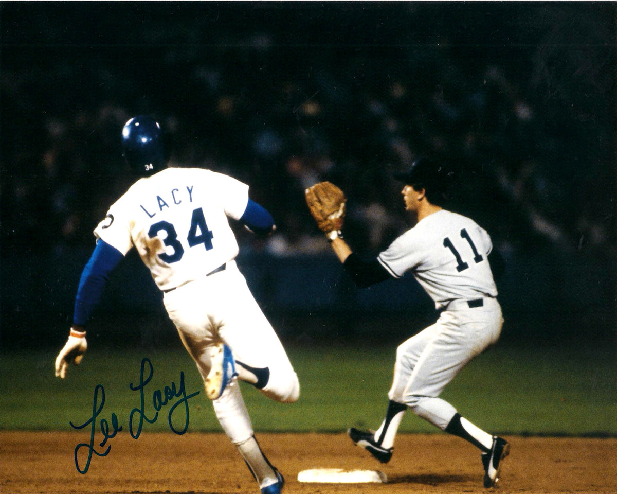 LEE LACY LOS ANGELES DODGERS SIGNED AUTOGRAPHED 8X10 PHOTO W/COA