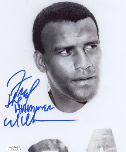 FRED HAMMER WILLIAMSON B/W SIGNED 8X10 PHOTO JSA STICKE