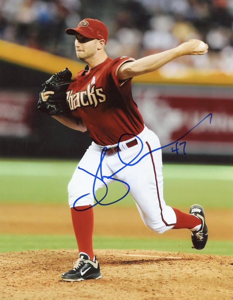 JOE PATERSON #47 ARIZONA DIAMONDBACKS SIGNED AUTOGRAPHED 8X10 PHOTO W/COA