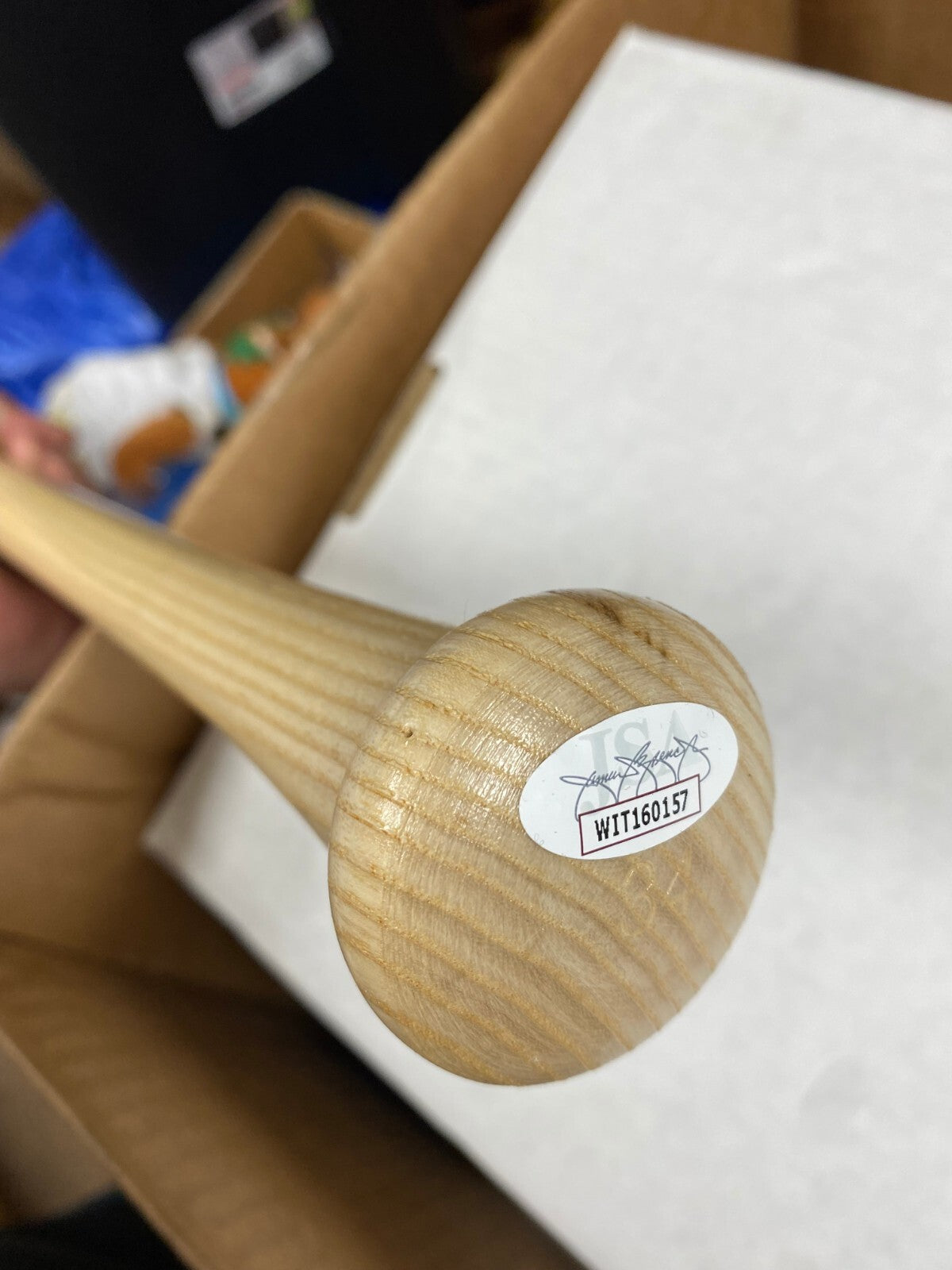 PAUL O'NEIL NEW YORK YANKEES SIGNED AUTOGRAPHED BLONDE LV SLUGGER PRO BAT JSA