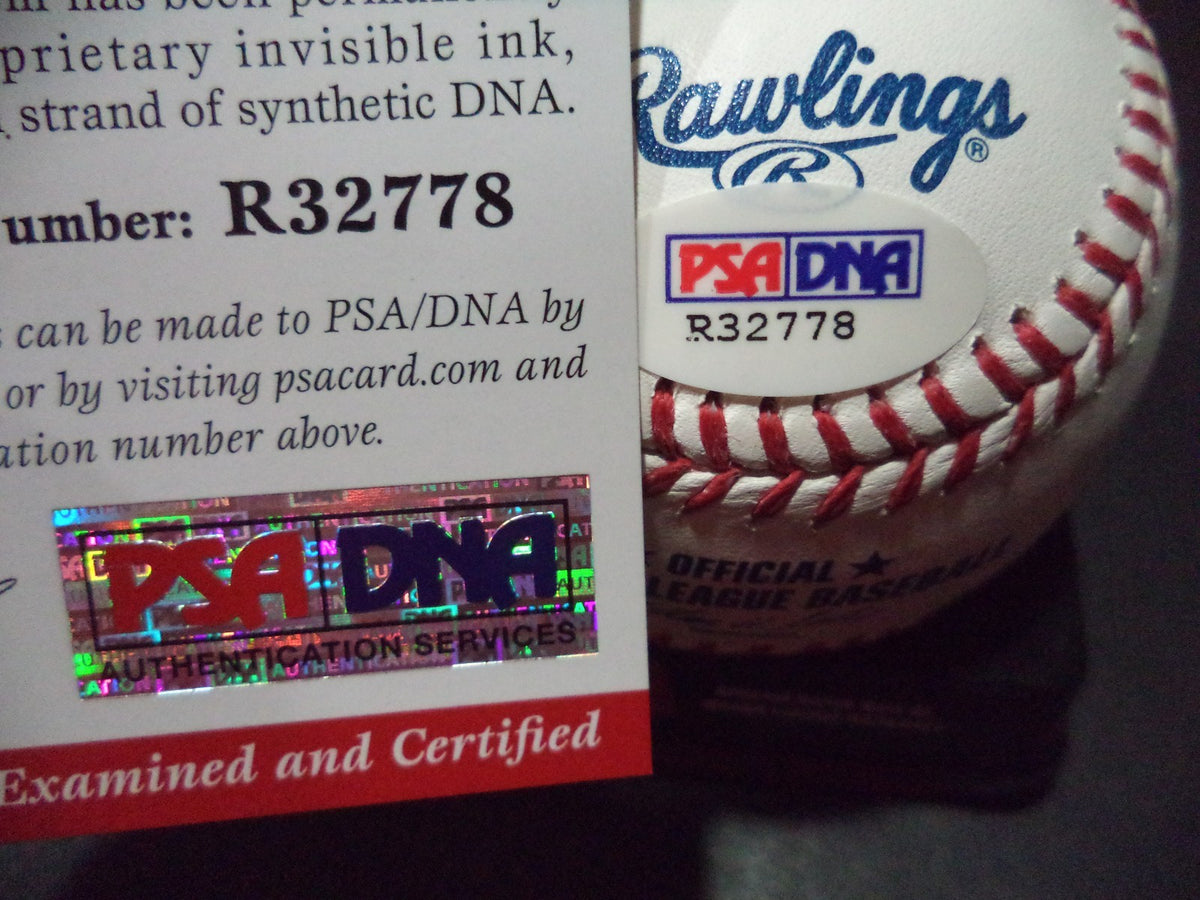 TYRELL JENKINS ATL BRAVES SIGNED ROMLB BASEBALL ROOKIE GRAPH PSA/DNA COA #R32778