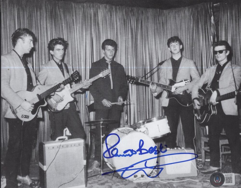 PETER BEST MUSIC SIGNED AUTOGRAPHED 8X10 PHOTO BECKETT BJ031259