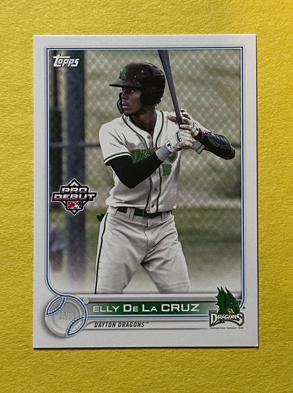 2022 TOPPS PRO DEBUT ELLY DE LA CRUZ #PD-189 REDS