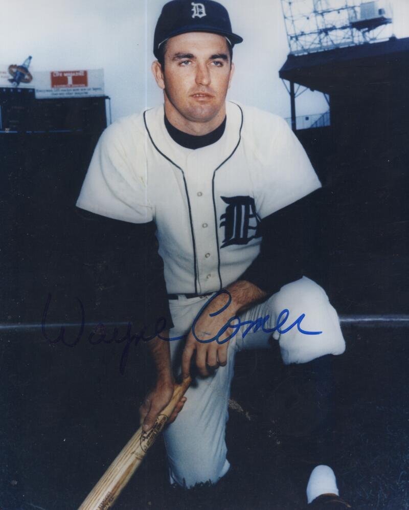 WAYNE COMER TIGERS  SIGNED AUTOGRAPHED 8X10 PHOTO W/ COA