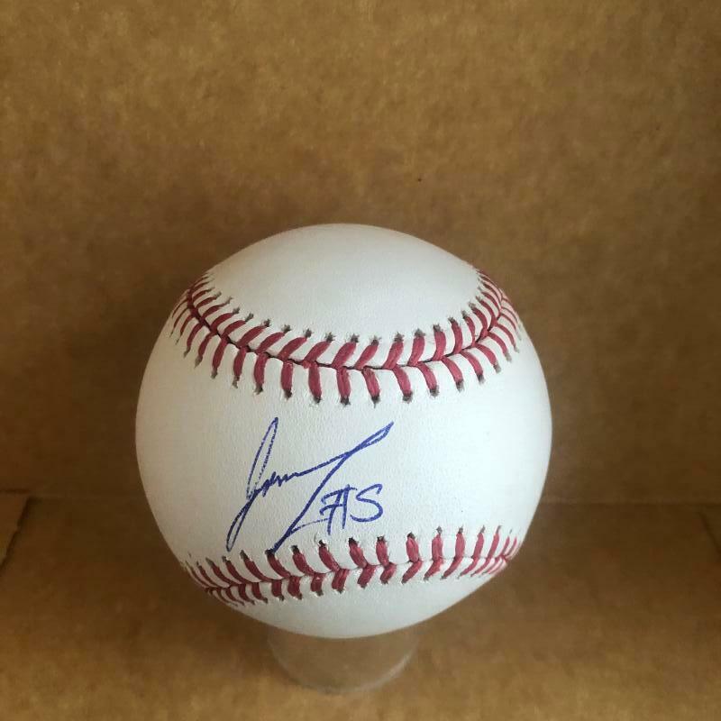LUIS GARCIA PHILADELPHIA PHILLIES ROOKIE YEAR SIGNED AUTOGRAPHED M.L. BASEBALL B