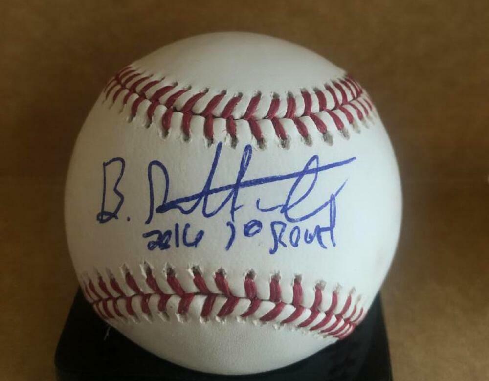 BLAKE RUTHERFORD 2016 1ST ROUND SIGNED AUTOGRAPHED M.L. BASEBALL PSA/DNA R31571