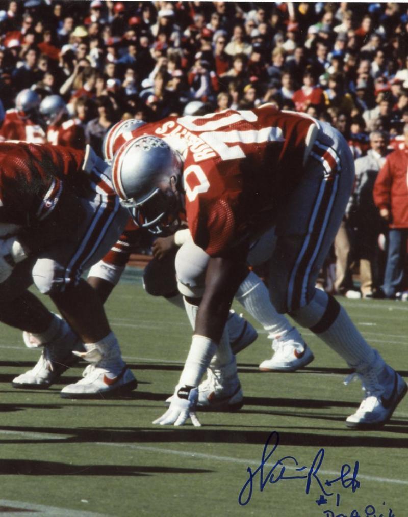WILLIAM ROBERTS OHIO STATE BUCKEYES #1 DRAFT PICK SIGNED AUTOGRAPHED 8X10 PHOTO 