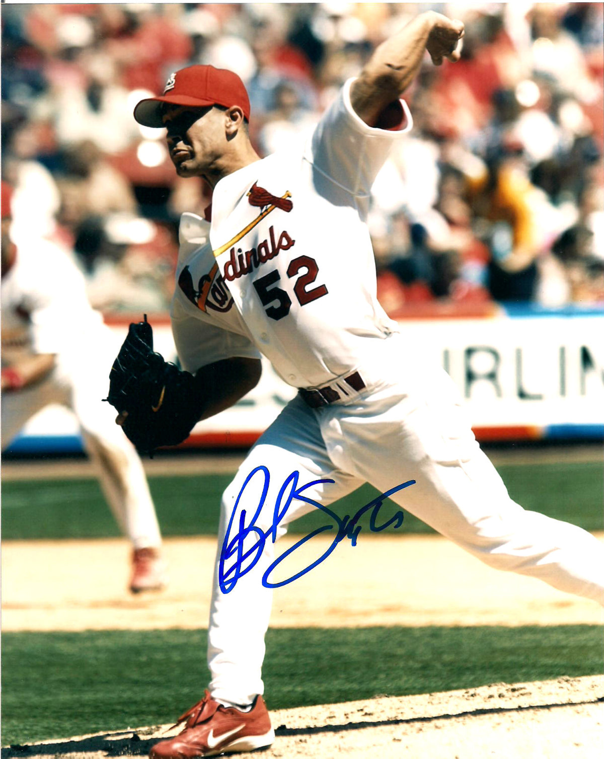 BUD SMITH ST LOUIS CARDINALS SIGNED AUTOGRAPHED 8X10 PHOTO W/COA