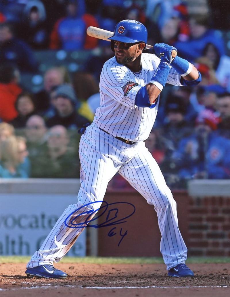 EMILIO BONAFACIO CHICAGO CUBS SIGNED 8X10 PHOTO W/COA