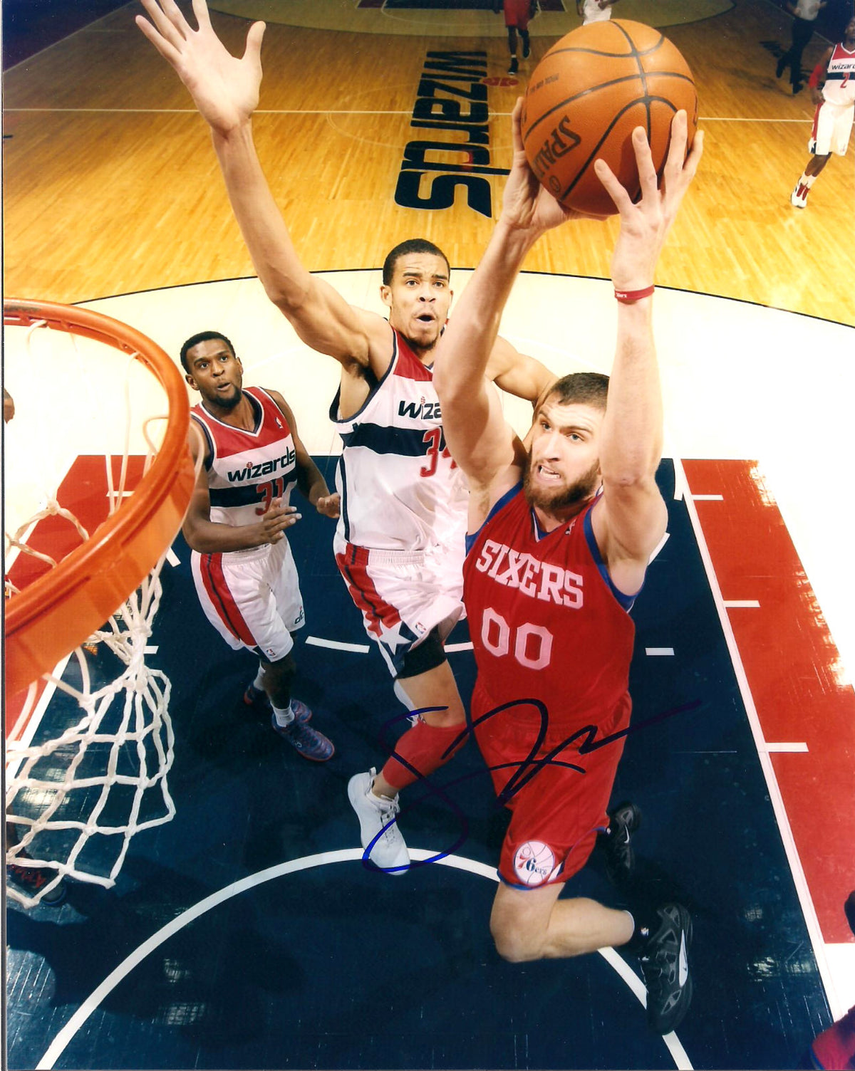 SPENCER HAWES PHILADELPHIA 76'ERS AUTOGRAPHED SIGNED 8X10 PHOTO W/COA