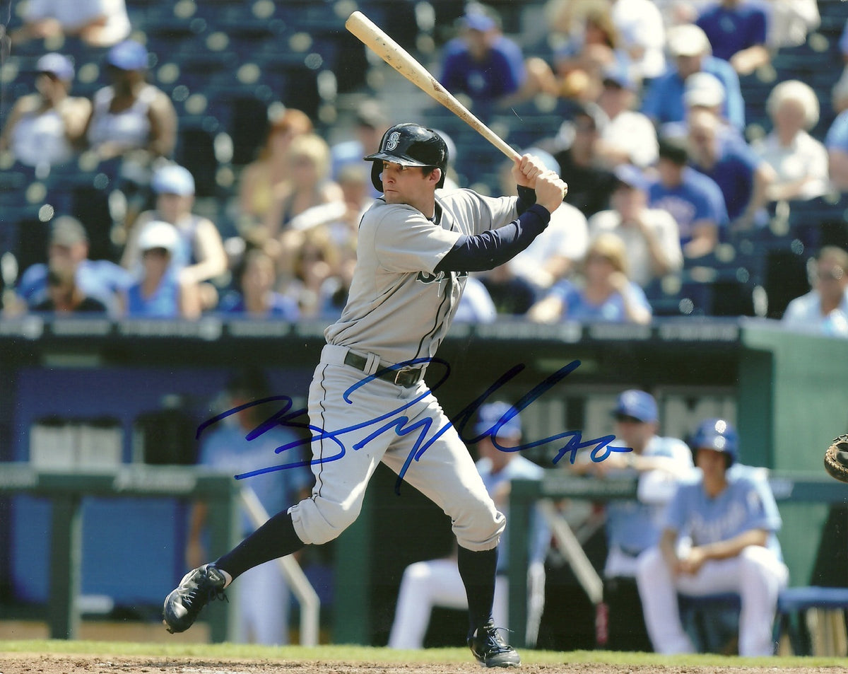 BRAD MILLER SEATTLE MARINERS SIGNED AUTOGRAPHED 8x10 PHOTO W/COA HORIZONTAL