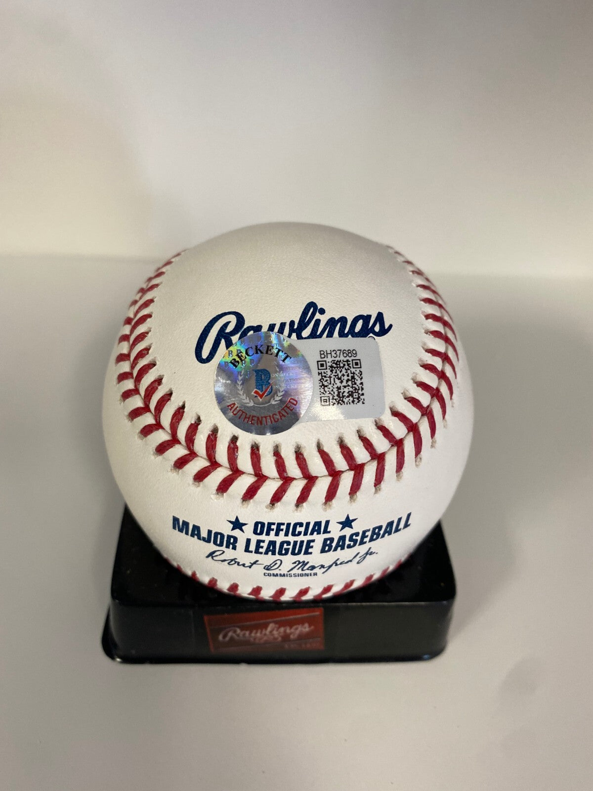 JUSTIN TURNER DODGERS/BLUE JAYS SIGNED AUTOGRAPHED M.L. BASEBALL BECKETT A