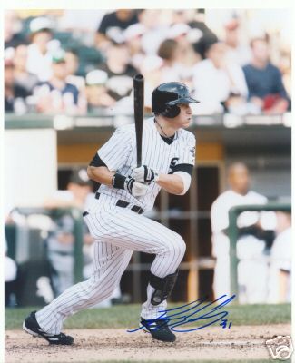 RYAN SWEENEY CHICAGO WHITE SOX SIGNED 8X10 PHOTO W/COA
