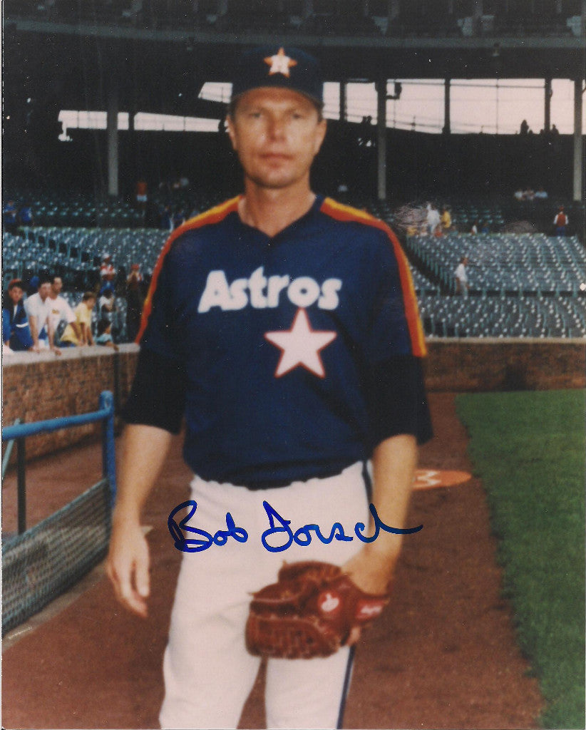 BOB FORSCH HOUSTON ASTROS SIGNED 8X10 PHOTO W/COA