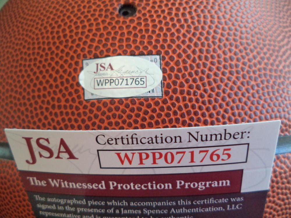 KEVIN  KNOX NEW YORK KNICKS SIGNED AUTO LOGO BASKETBALL ROOKIE JSA WPP071765