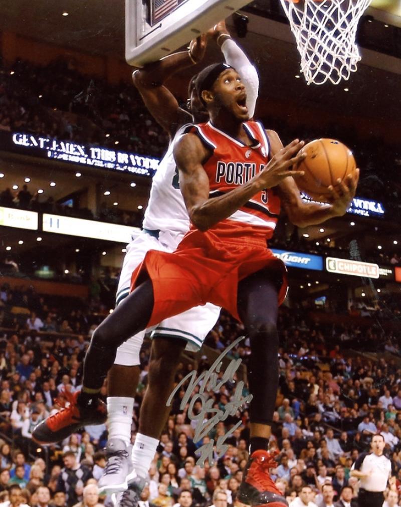 WILL BARTON PORTLAND TRAILBLAZERS SIGNED 8X10 COA