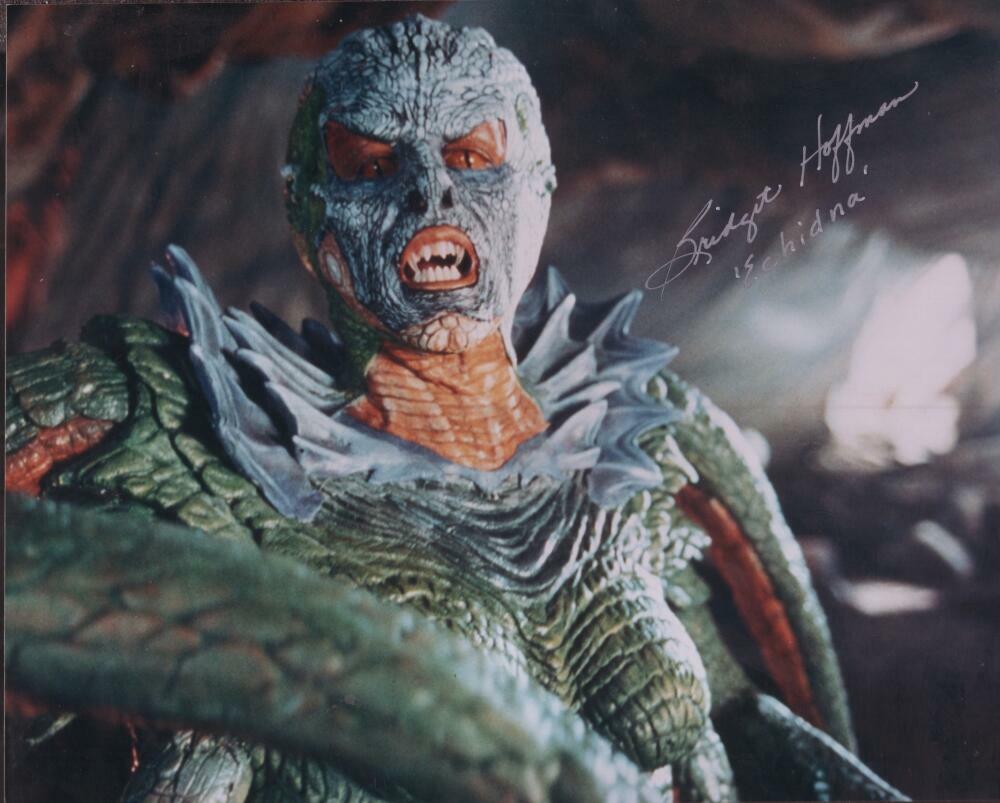 BRIDGET HOFFMAN ECHIDNA SIGNED AUTOGRAPHED 8X10 PHOTO W/ COA