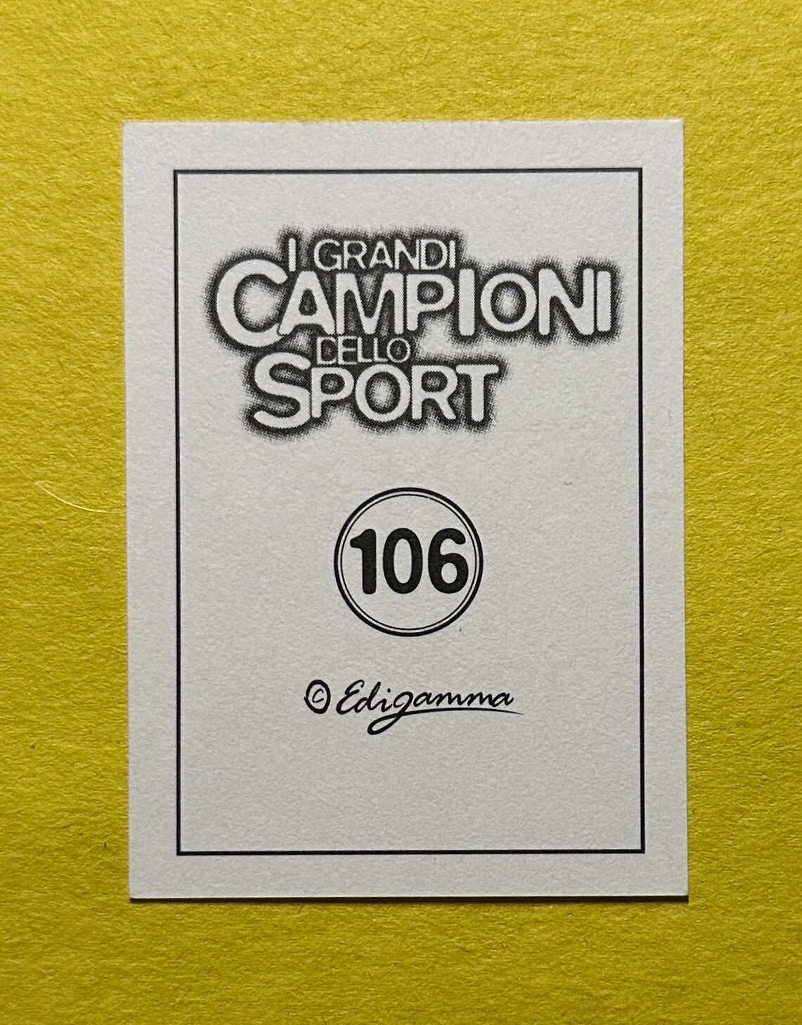 1997 EDIGAMMA | GRANDI CAMPIONI DELLO TEOFILO STEVENSON #106
