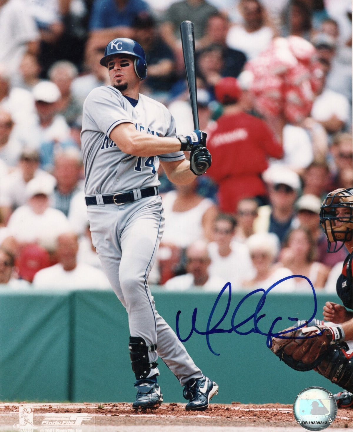 MARK QUINN KANSAS CITY ROYALS SIGNED 8X10 PHOTO W/COA