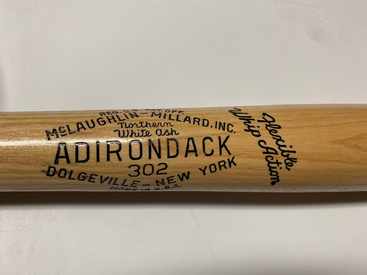 ADRIONDACK 302 PROFESSIONAL MODEL NATURAL BASEBALL BAT *