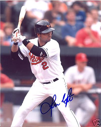 JUAN CASTRO BALTIMORE ORIOLES SIGNED 8X10 PHOTO W/COA