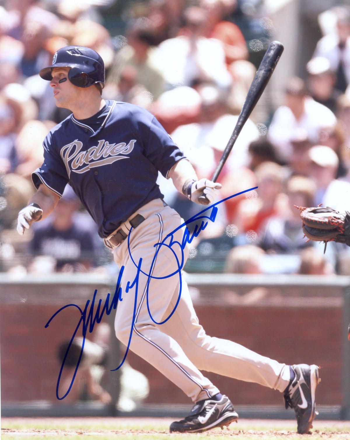 MICHAEL BARRETT  SAN DIEGO  PADRES   SIGNED 8X10  PHOTO