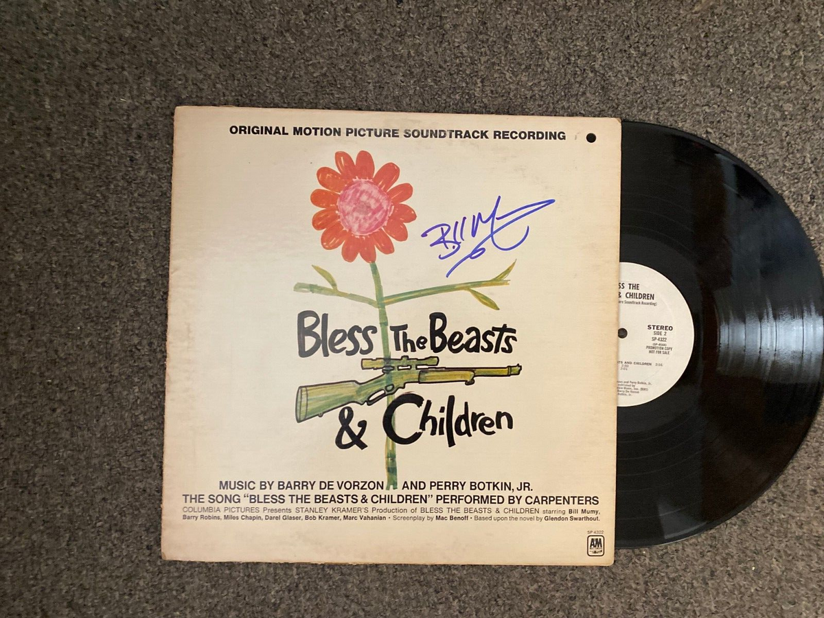 BILL MUMY BLESS THE BEATS & CHILDREN SIGNED AUTOGRAPHED ALBUM COVER W/COA