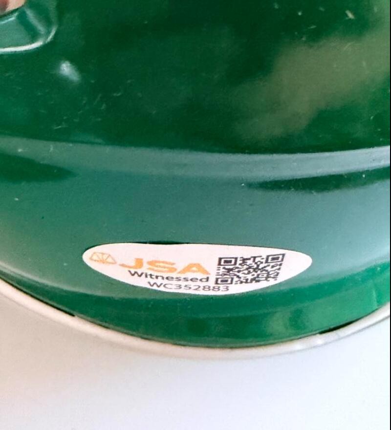 LEGARRETTE BLOUNT PHILADELPHIA EAGLES THROWBACK  MINI HELMET JSA